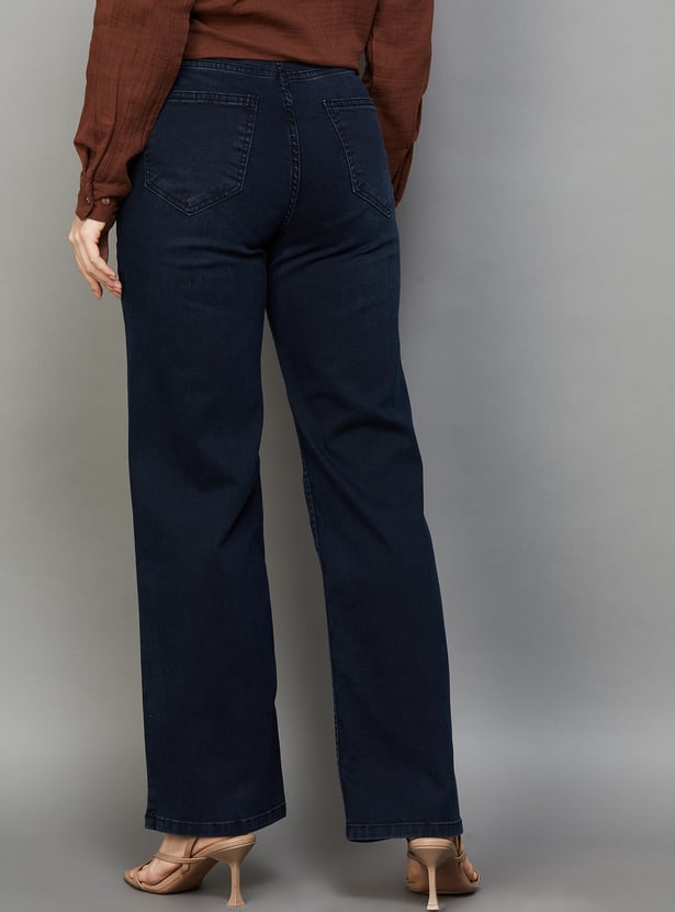 KRAUS High-Rise Straight Fit Jeans