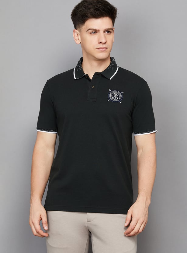 FAHRENHEIT Solid Polo T-shirt