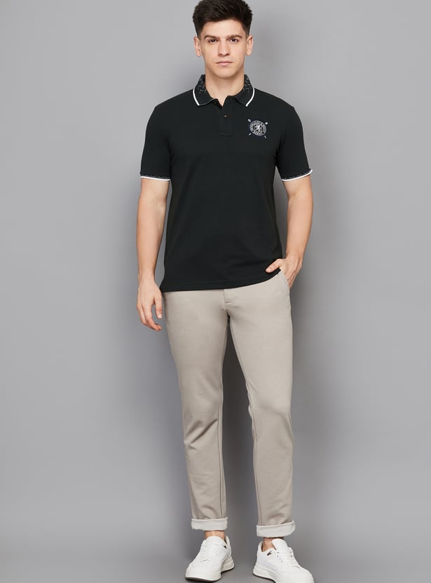 FAHRENHEIT Solid Polo T-shirt
