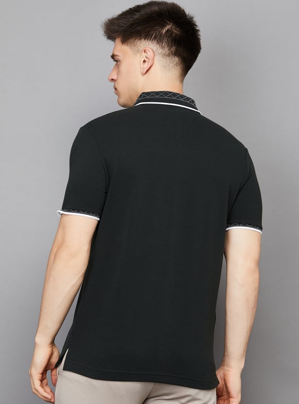 FAHRENHEIT Solid Polo T-shirt
