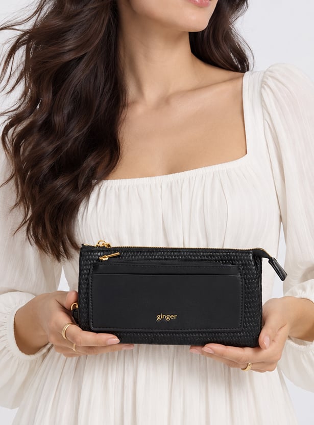 GINGER Embossed Wristlet Wallet
