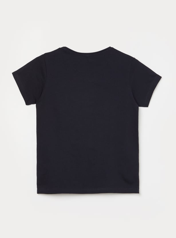 FAME FOREVER Girls Graphic Print T-shirt
