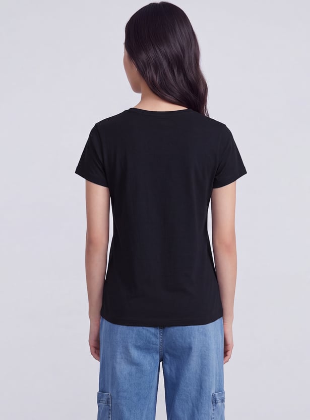 FAME FOREVER Girls Graphic Print T-shirt