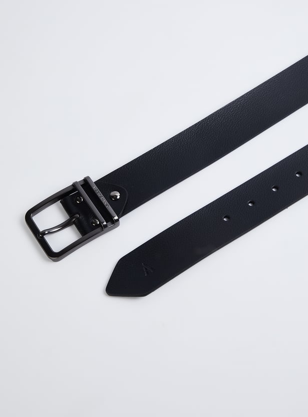 VAN HEUSEN Solid Leather Belt