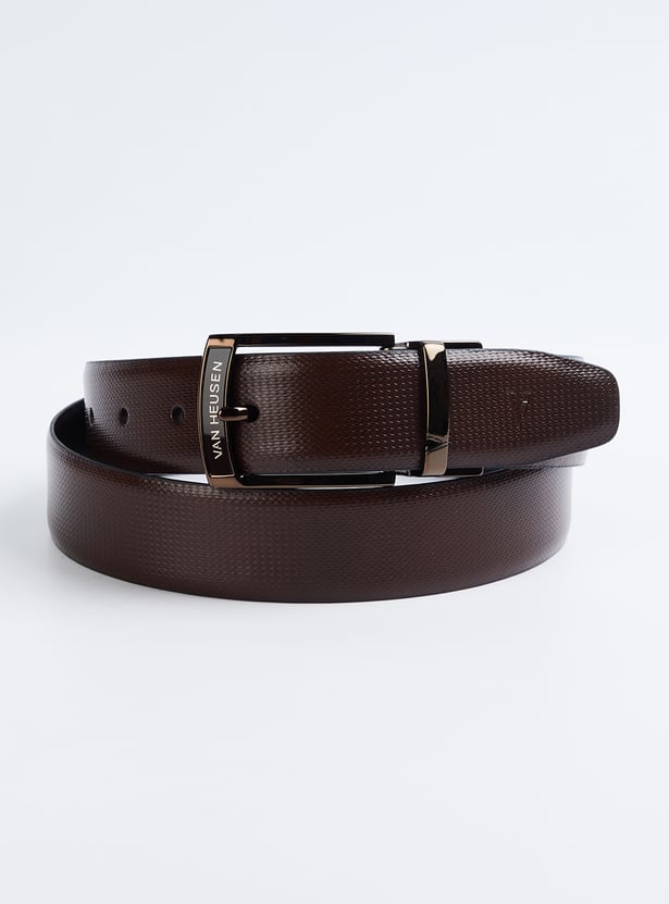 VAN HEUSEN Solid Leather Belt