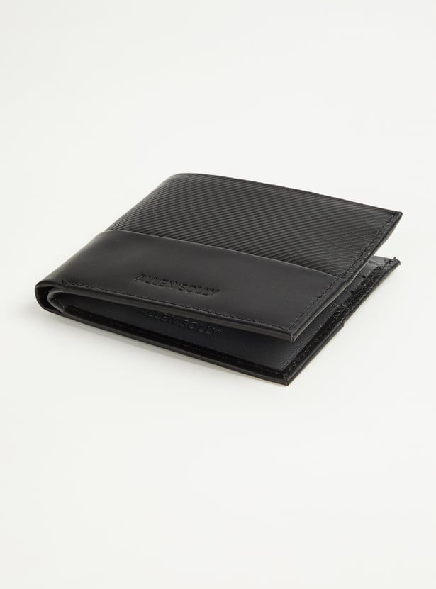ALLEN SOLLY Textured Bi-Fold Wallet