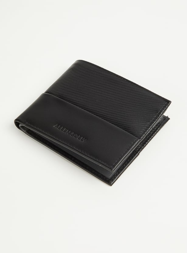 ALLEN SOLLY Textured Bi-Fold Wallet