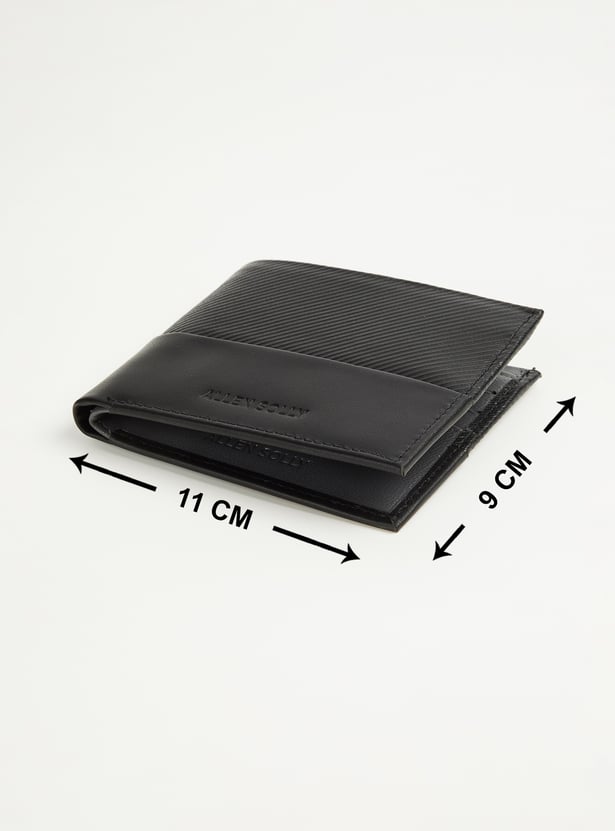 ALLEN SOLLY Textured Bi-Fold Wallet