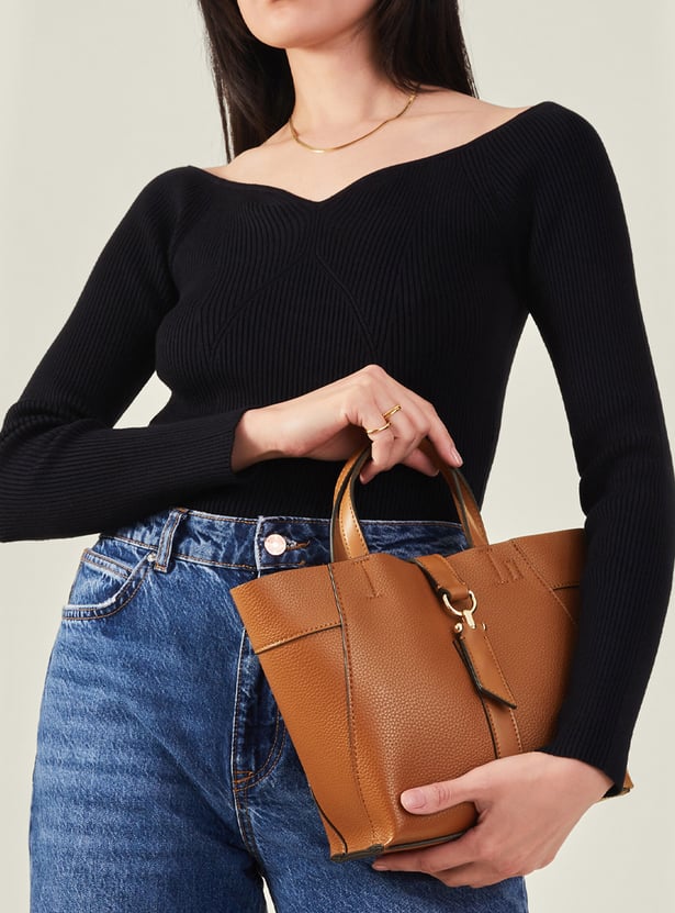 ACCESSORIZE LONDON Solid Handheld Bag