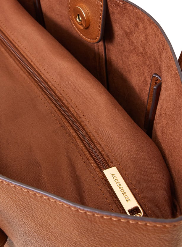 ACCESSORIZE LONDON Solid Shoulder Bag