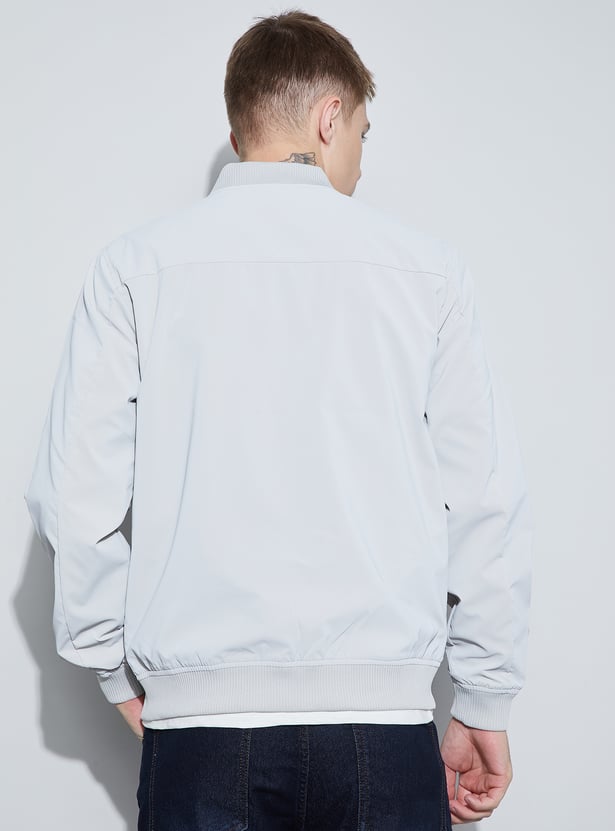 FAME FOREVER Base Collar Bomber Jacket