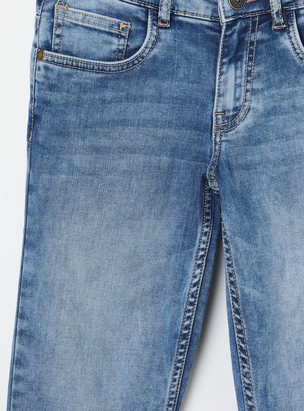 UNITED COLORS OF BENETTON Boys Washed Slim Jeans