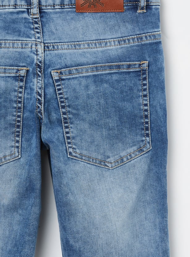 UNITED COLORS OF BENETTON Boys Washed Slim Jeans