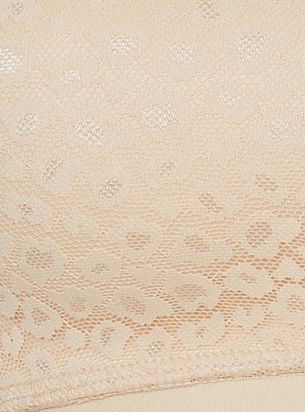 ENAMOR Lace Padded Non-Wired Seamless Bra