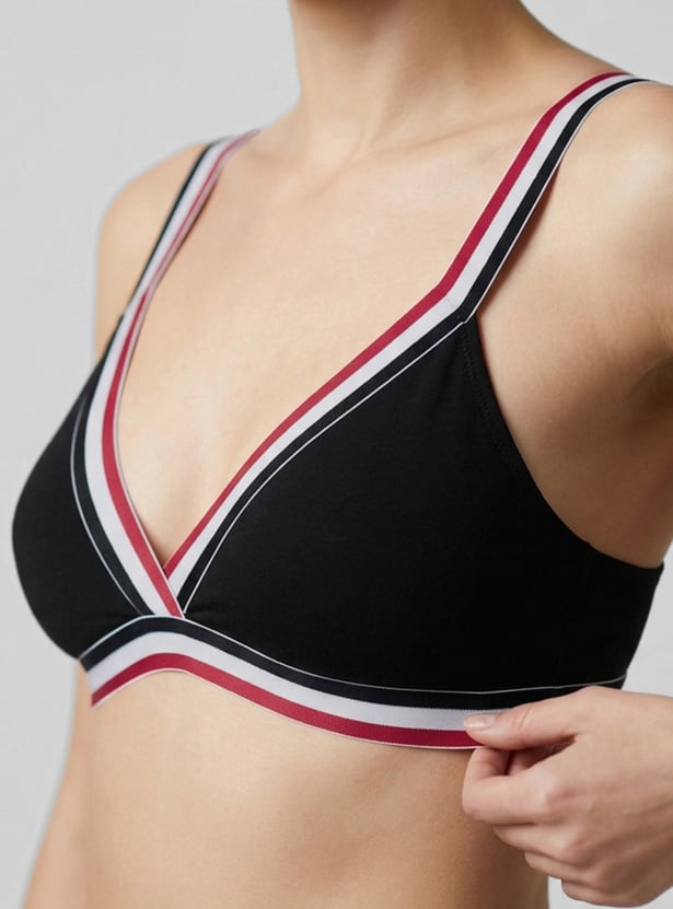 ENAMOR Padded Non-Wired Seamed Everyday Bra