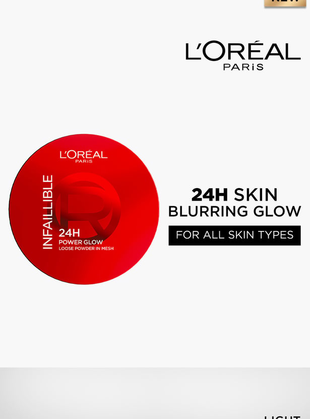 L'OREAL Infallible 24H Power Glow Finishing Powder - LIGHT - 9.5g