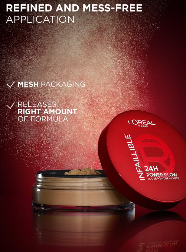 L'OREAL Infallible 24H Power Glow Finishing Powder - LIGHT - 9.5g