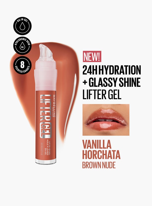 MAYBELLINE Lifter Gel Lip Oil - Vanilla Horchata - 6.6ml