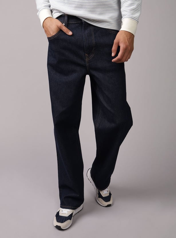 AMERICAN EAGLE Washed Loose Fit Jeans