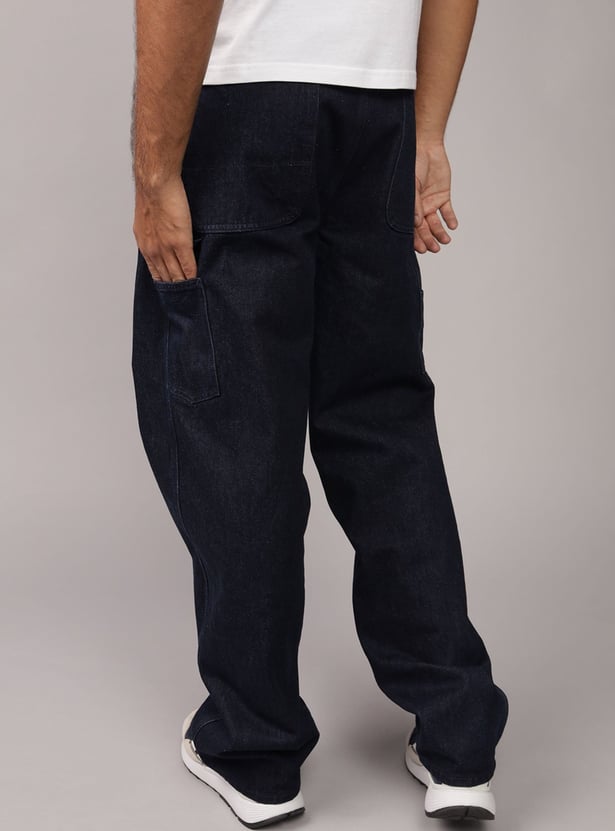 AMERICAN EAGLE Dark Washed Loose Fit Jeans