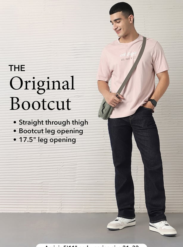 AMERICAN EAGLE Whiskered Boot Cut Jeans