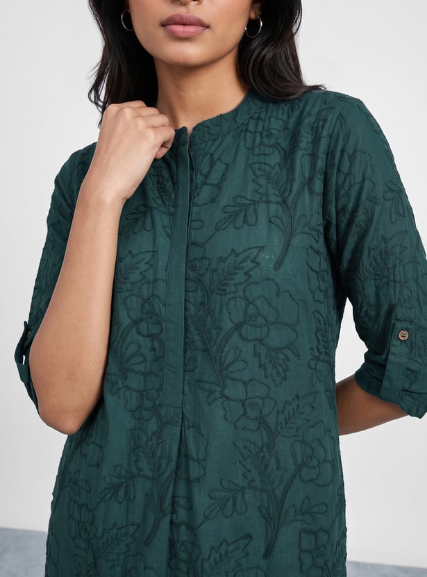 MELANGE Embroidered Kurta Set