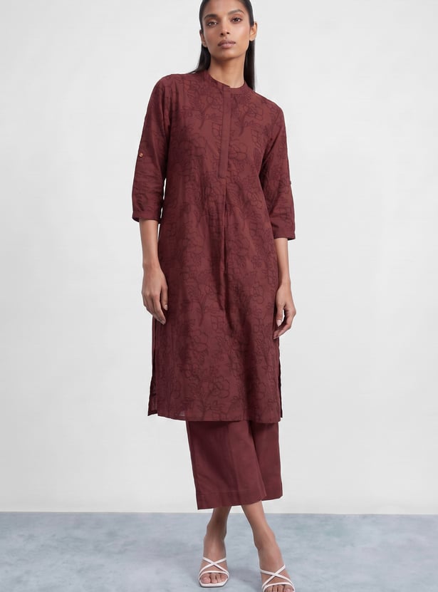 MELANGE Embroidered Kurta Set