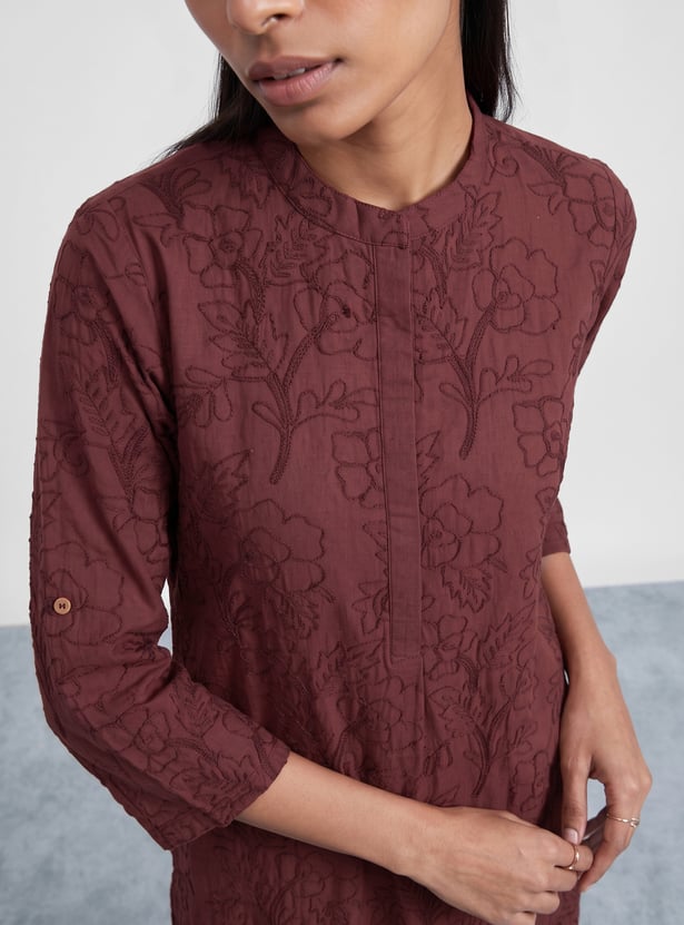 MELANGE Embroidered Kurta Set