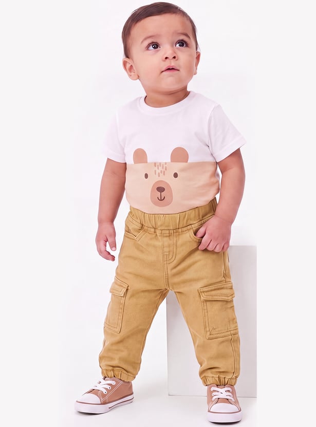 FAME FOREVER Boys Ice Wash Stretchable Jeans