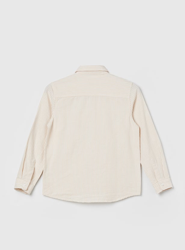FAME FOREVER Boys Striped Shirt