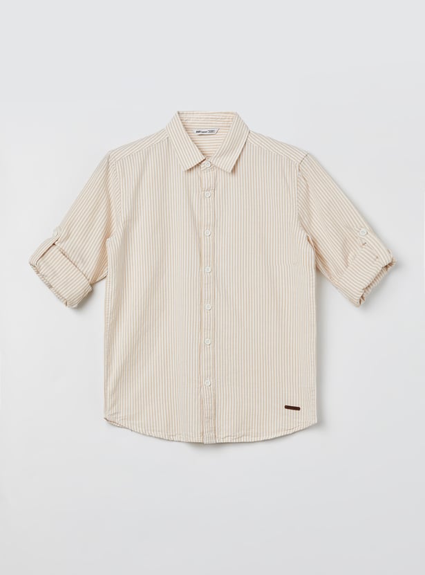 FAME FOREVER Boys Striped Shirt