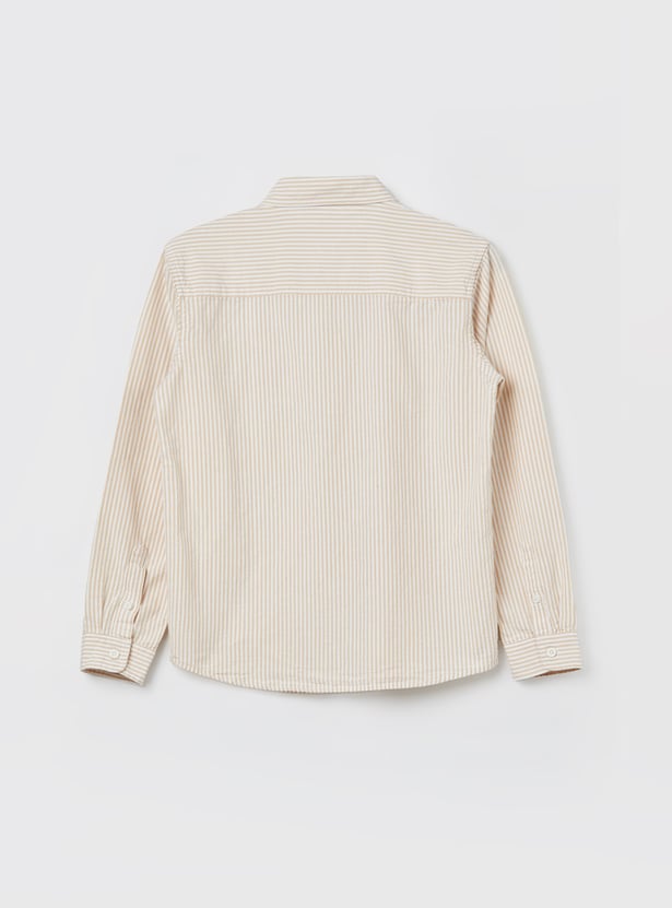 FAME FOREVER Boys Striped Shirt