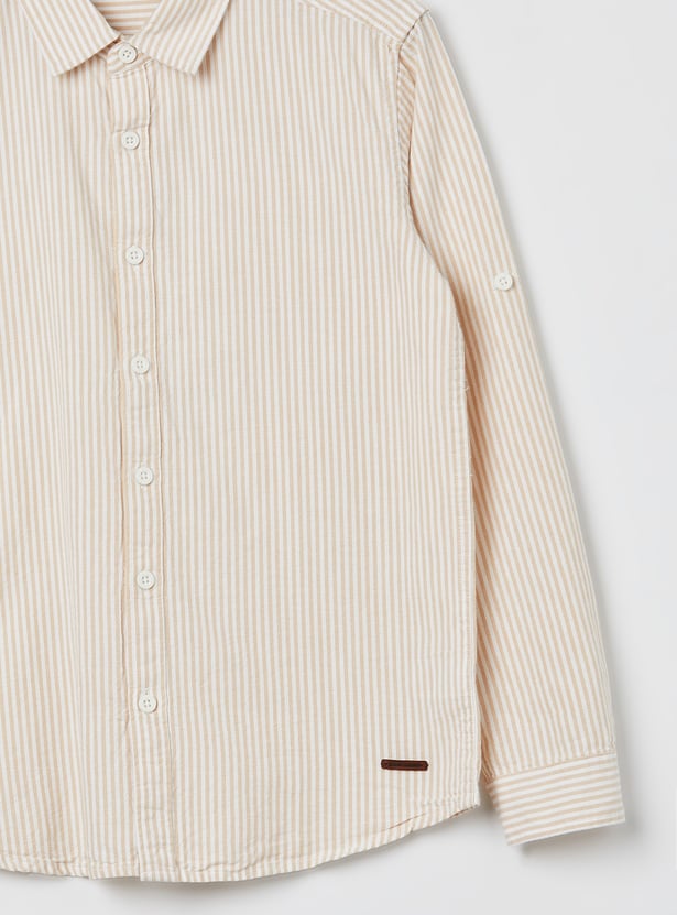 FAME FOREVER Boys Striped Shirt