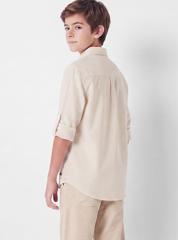 FAME FOREVER Boys Striped Shirt