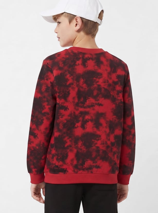 FAME FOREVER Boys Typographic Print Sweatshirt