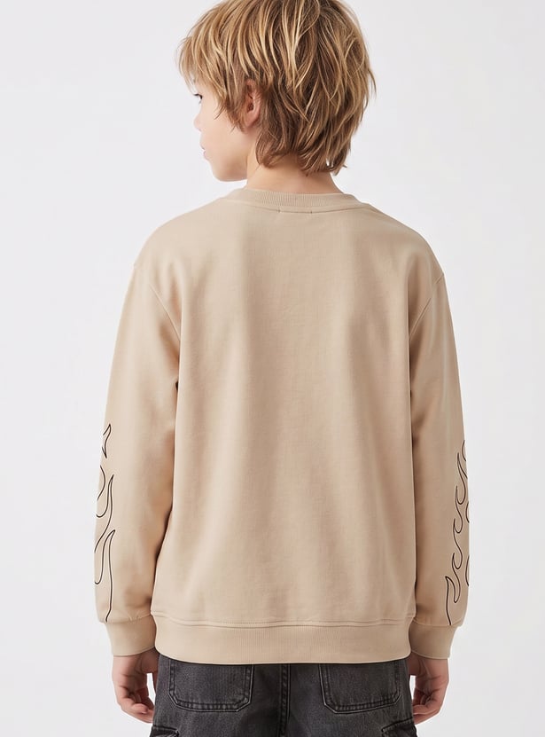 FAME FOREVER Boys Graphic Print Sweatshirt