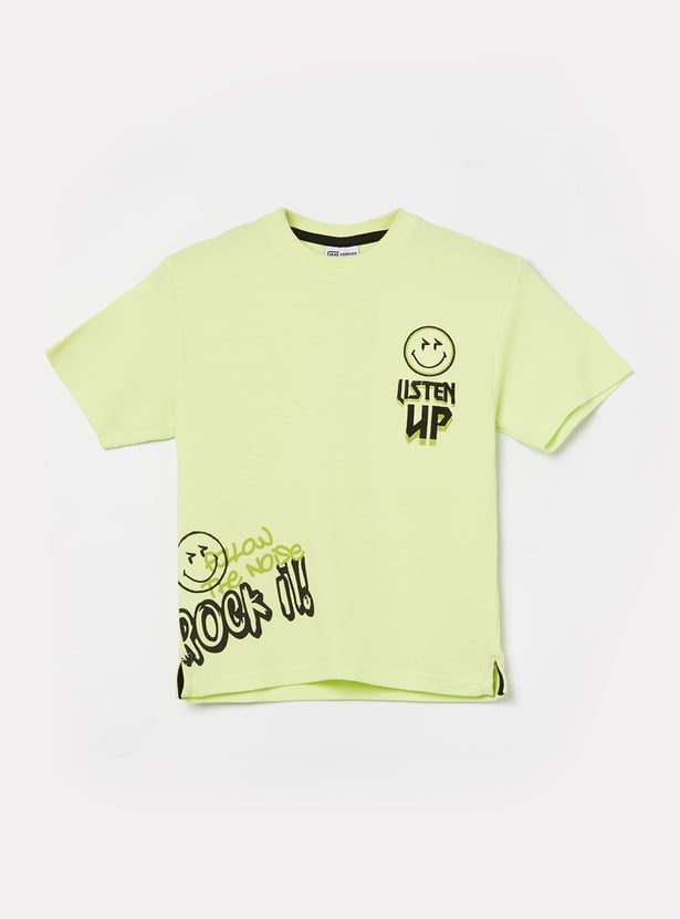 FAME FOREVER Boys Graphic Print T-shirt