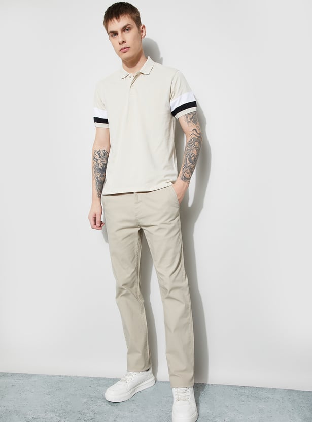 FAME FOREVER Solid Regular Fit Trousers