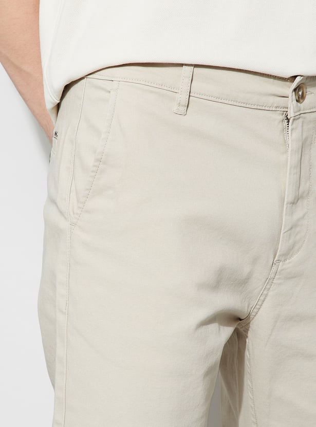 FAME FOREVER Solid Regular Fit Trousers