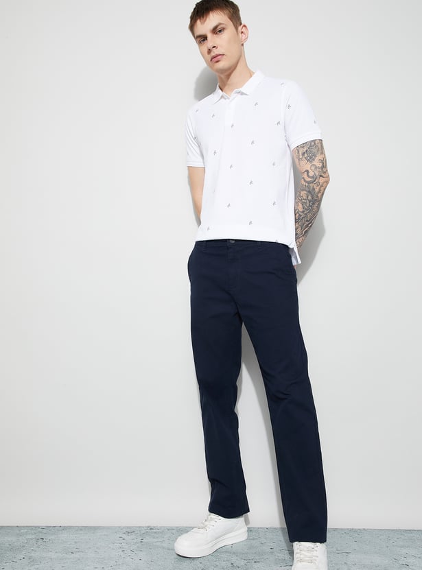 FAME FOREVER Solid Regular Fit Trousers