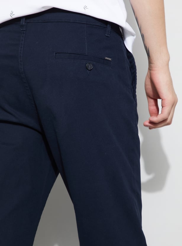 FAME FOREVER Solid Regular Fit Trousers