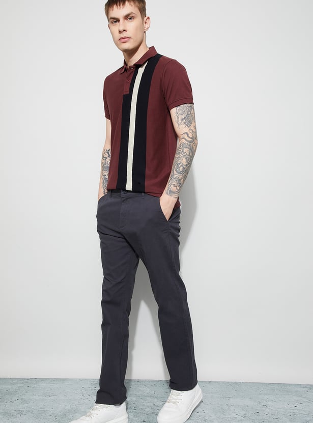 FAME FOREVER Solid Regular Fit Trousers