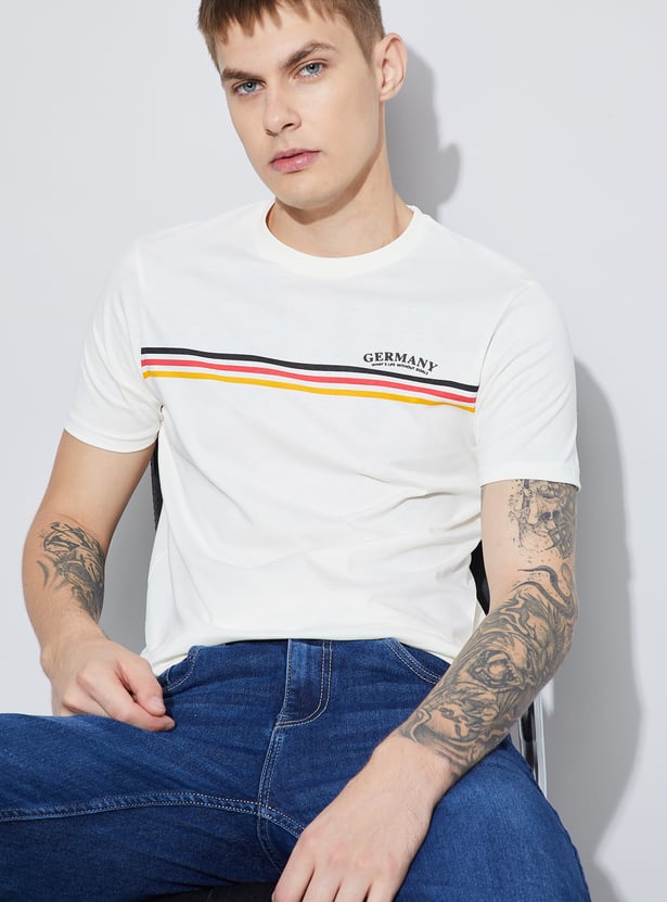 FAME FOREVER Striped T-shirt