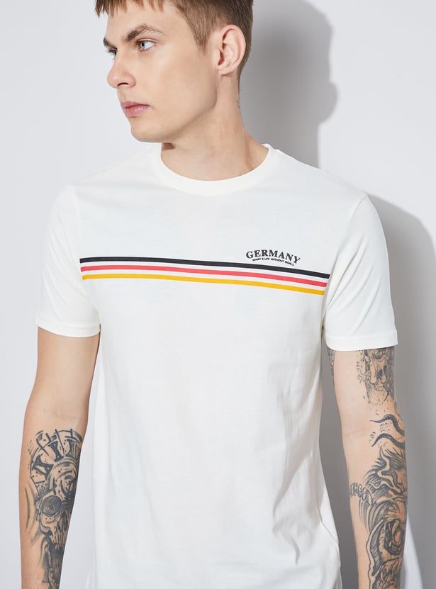FAME FOREVER Striped T-shirt