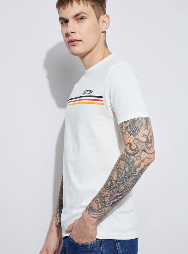 FAME FOREVER Striped T-shirt