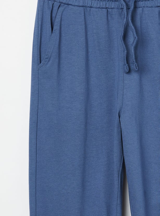 FAME FOREVER Boys Typographic Print Track Pants