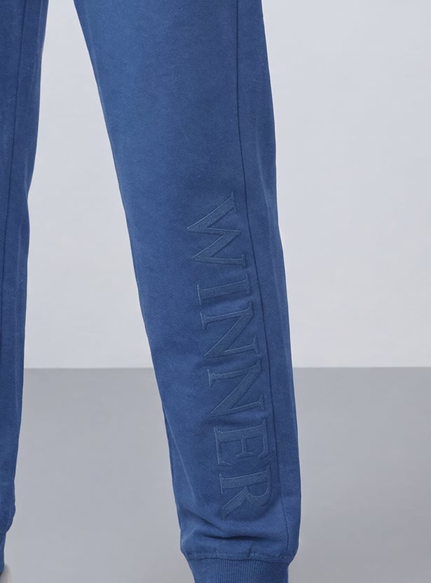 FAME FOREVER Boys Typographic Print Track Pants