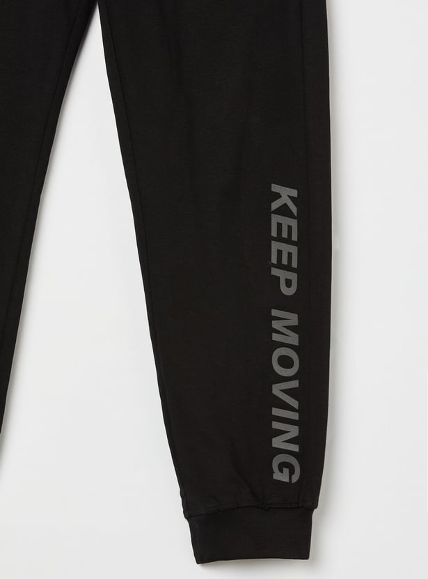 FAME FOREVER Boys Graphic Print Joggers