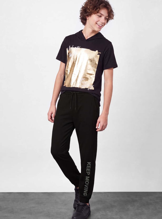 FAME FOREVER Boys Graphic Print Joggers