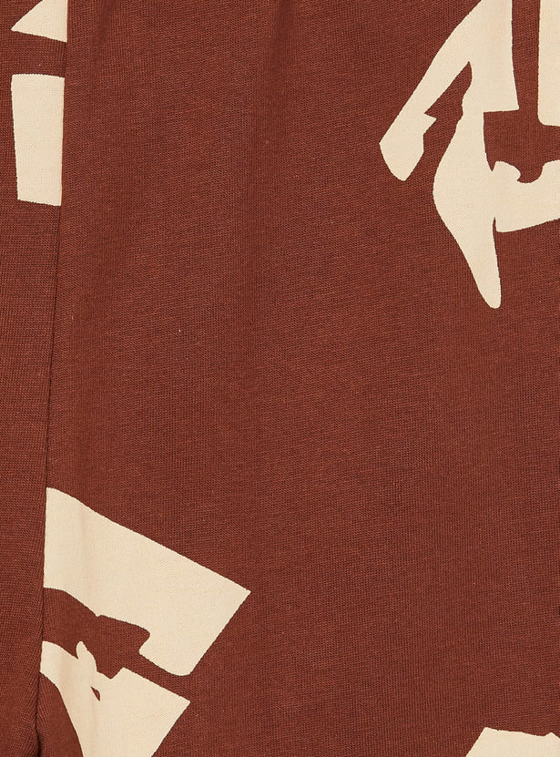 FAME FOREVER Boys Graphic Print T-shirt with Shorts